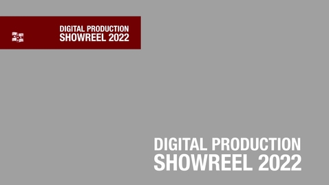 Thumbnail for SHOWREEL 2022 | Digital Productions | CAD