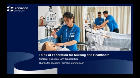 Thumbnail for International webinar - Nursing and Healthcare