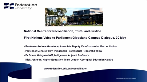 Thumbnail for entry Voice to Parliament Dialogue - Gippsland
