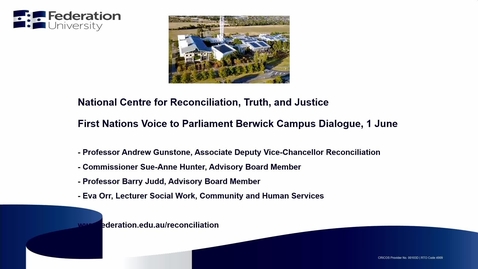 Thumbnail for entry Voice to Parliament Dialogue - Berwick