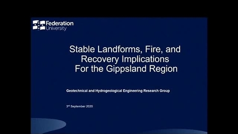 Thumbnail for Principles for Constructing Stable Landforms in Mining and Surrounding Landform Environments