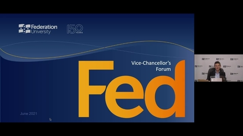 Thumbnail for Vice-Chancellor's Forum - June 2021