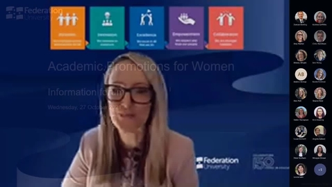 Thumbnail for Academic Promotions for Women - Information forum