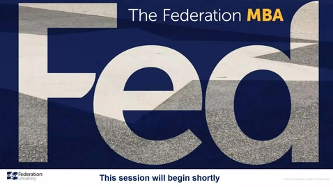 Thumbnail for FED MBA Virtual Information Night