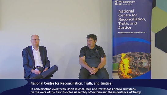 In conversation with Uncle Michael Bell and Professor Andrew Gunstone