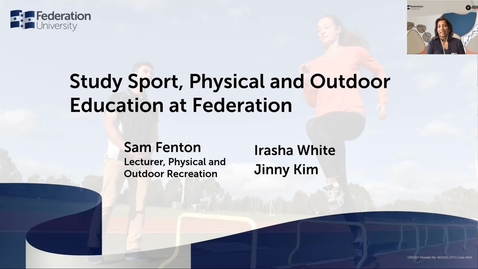 Thumbnail for entry Sport, PE and Outdoor Education Q&amp;A Session