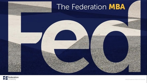 Thumbnail for FED MBA Info Session - Ballarat