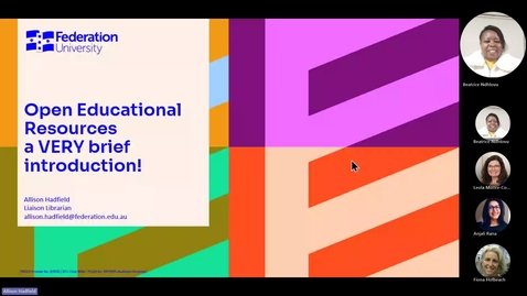 Thumbnail for Open Educational Resources (OERs) AKA no-cost textbooks! What are they and where to find them (Recorded June 24 2025)