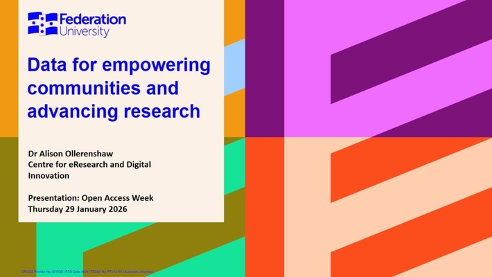 Data for positive change: empowering communities and advancing research. Celebrating Open Access Week 2025