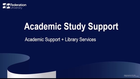 Thumbnail for Academic Study Support