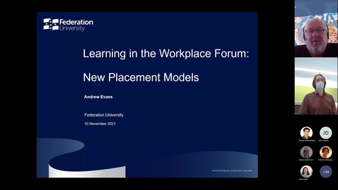 Thumbnail for entry Learning in the Workplace 10 Nov 2021