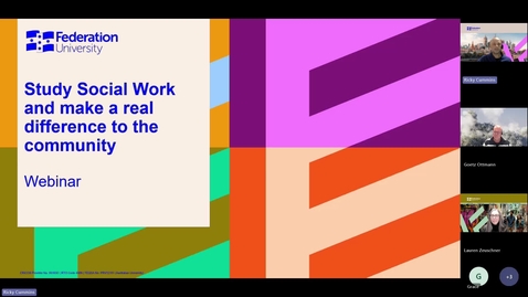 Thumbnail for Study Social Work and make a real difference to the community
