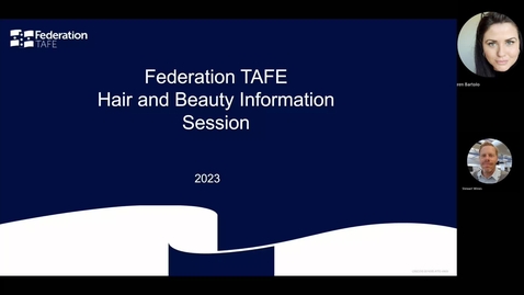 Thumbnail for Hair and Beauty Information session 14/12/22