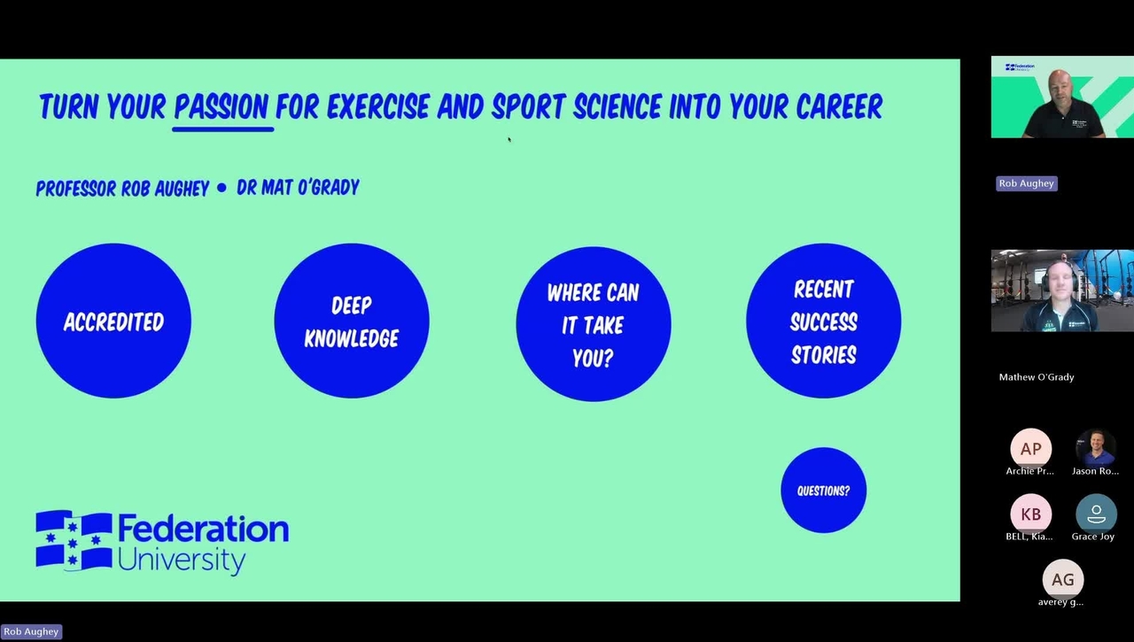 Turn your passion for exercise and sport science into your career
