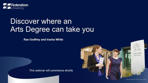 Thumbnail for Discover where an Arts Degree can take you