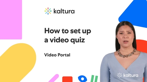Thumbnail for How to set up a video quiz