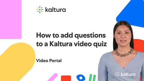 Thumbnail for How to add questions to a video quiz 
