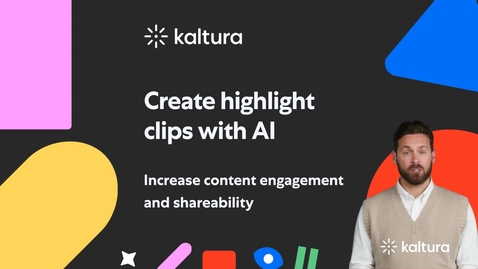 Thumbnail for Create highlight clips with AI