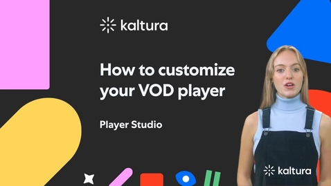 Thumbnail for How to customize your VOD player