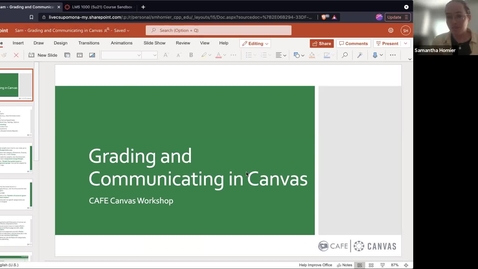 Thumbnail for entry Canvas Champion Workshops: Grading and Communication in Canvas by Sam Homier (Jorge Basilio series)