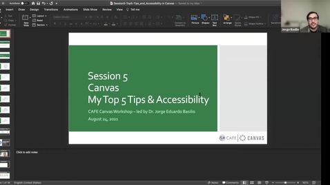 Thumbnail for Canvas Champion Workshops: My Top 5 Tips &amp; Accessibility by Jorge Basilio