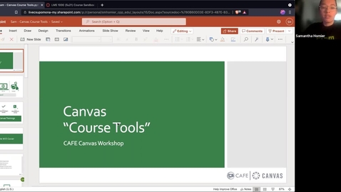 Thumbnail for Canvas Champion Workshop Series: Canvas Course Tools by Samantha Homier
