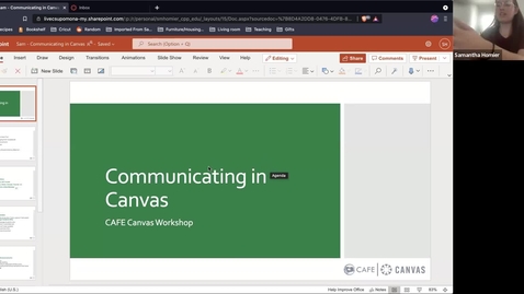 Thumbnail for entry Canvas Champion Workshop Series: Communicating in Canvas by Samantha Homier