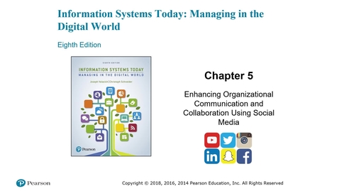 Thumbnail for Chapter 5 Social Media - Organization Communication &amp; Collaboration video #1