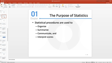 Thumbnail for Chapter 1 Stats CFR