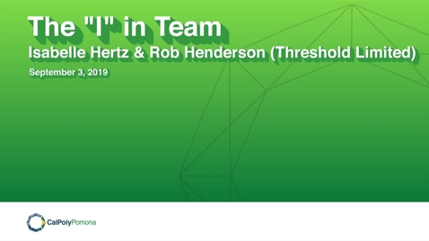 Thumbnail for CPP Speaker Series: Isabelle Hertz and Rob Henderson