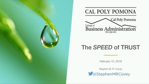 Thumbnail for Dean's Leadership Forum - Steven Convey