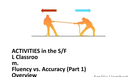 Thumbnail for entry Activities for FLUENCY and ACCURACY