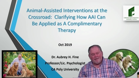 Thumbnail for Aubrey Fine Zoom Lecture - 10/22/19