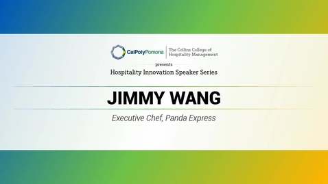 Thumbnail for entry Jimmy Wang - Executive Chef, Panda Express