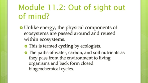 Thumbnail for Module 11.2 How do organisms interact