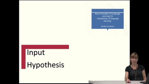 Thumbnail for entry EDU5205 - (2) Input Hypothesis