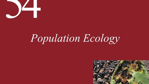 Thumbnail for Ch 54. Population Ecology