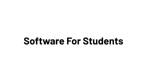 Thumbnail for CPP Software For Students - Instructional Video