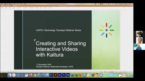 Thumbnail for entry Technology Tuesday: Kaltura, Nov-17, 2020
