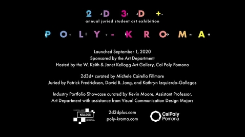 Thumbnail for entry PolyKroma 2020 Virtual Exhibition Video Tour