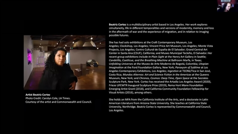 Thumbnail for Platform - Beatriz Cortez in conversation with Erin Christovale