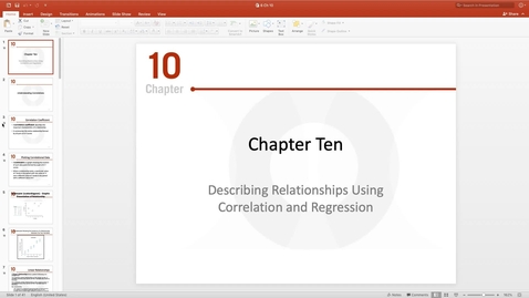 Thumbnail for Chapter 10 Stats - Part 1 Edit
