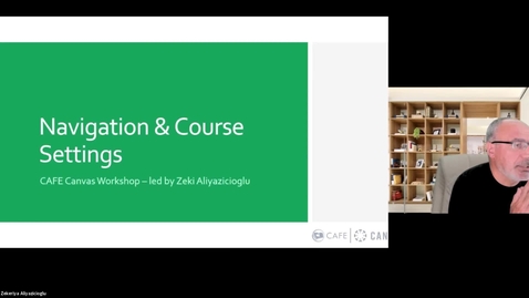 Thumbnail for Canvas Champions Workshop: Canvas Navigation &amp; Course Settings