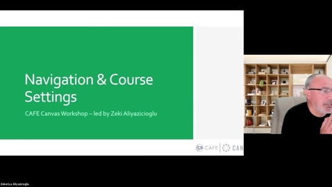 Thumbnail for entry Canvas Champions Workshop: Canvas Navigation &amp; Course Settings