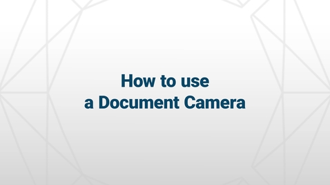 Thumbnail for entry Document Camera