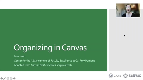 Thumbnail for entry Best practices for organizing in Canvas