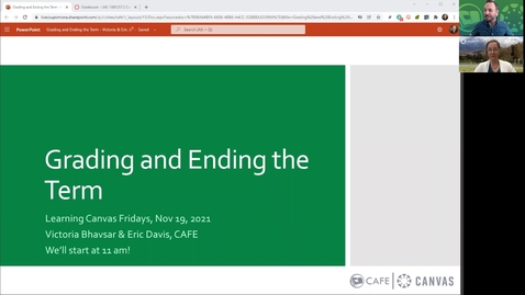 Thumbnail for Canvas Fridays - Grading and Ending the Term (11/19)