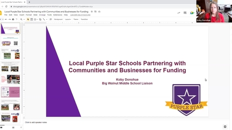 Thumbnail for Workshop 4A: Local Purple Star Schools Partnering with Communities and Businesses for Funding