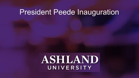 Thumbnail for President Peede Inauguration