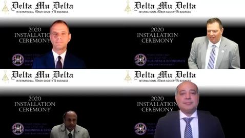 Thumbnail for Delta Mu Delta International Honor Society in Business 2020 Installation Ceremony